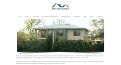 Desktop Screenshot of masterhomes.com.au